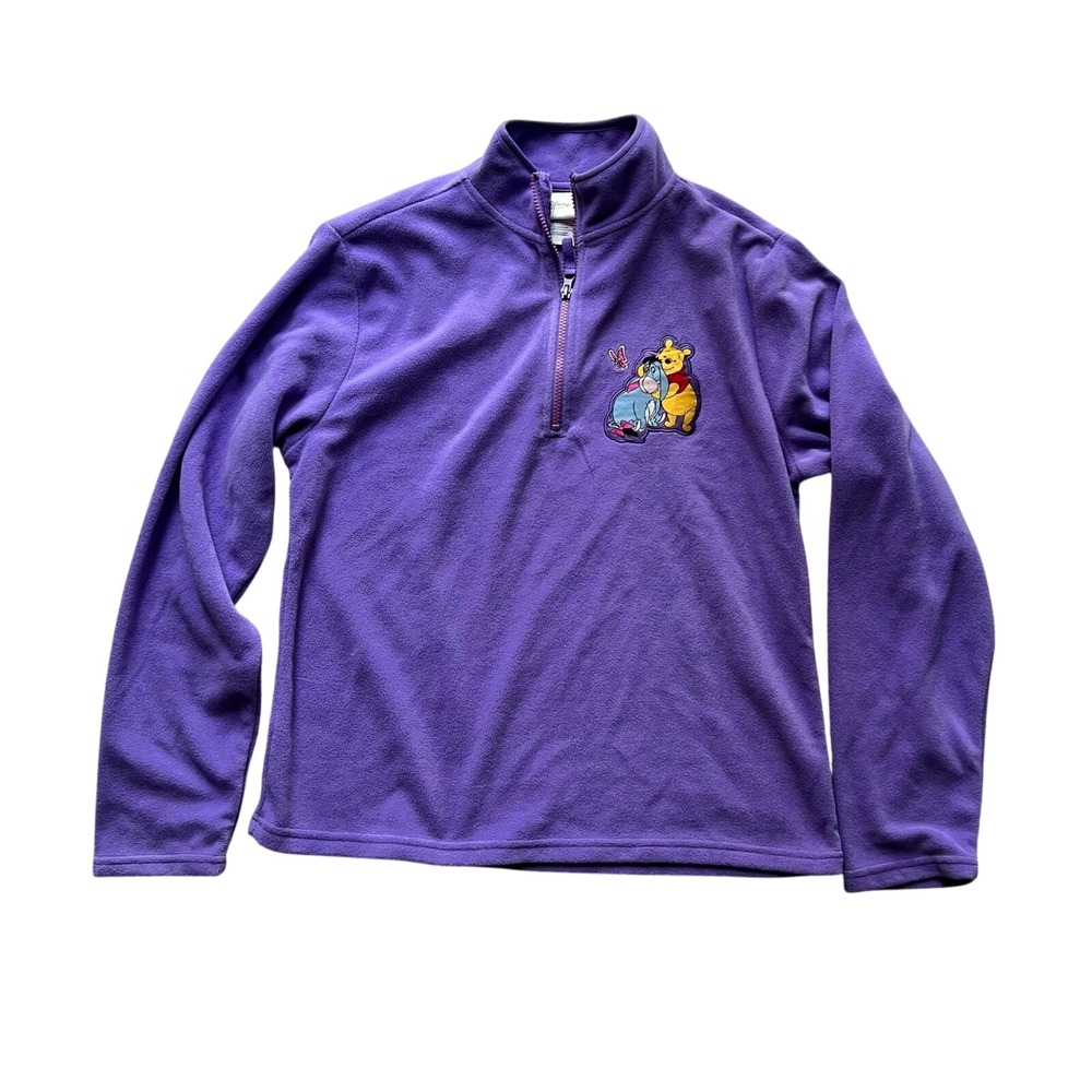 1990s Disney Store‎ Winnie the Pooh Purple Fleece Pullover Womens Large